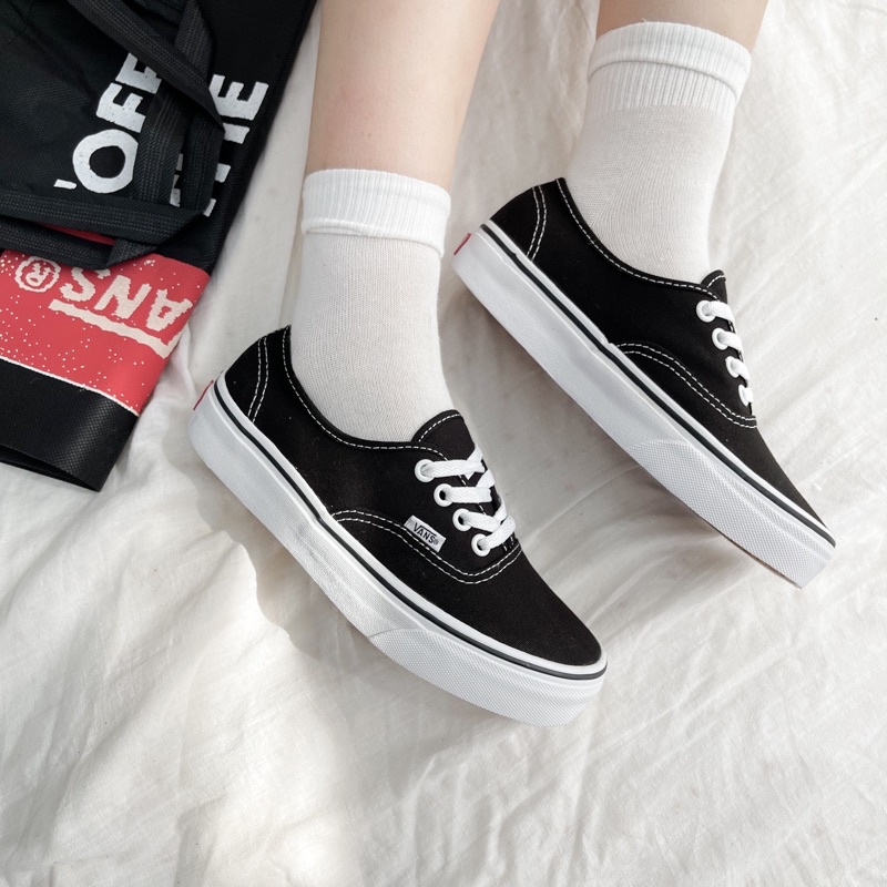 Giày Vans Authentic Black White Giày [ CHÍNH HÃNG ]