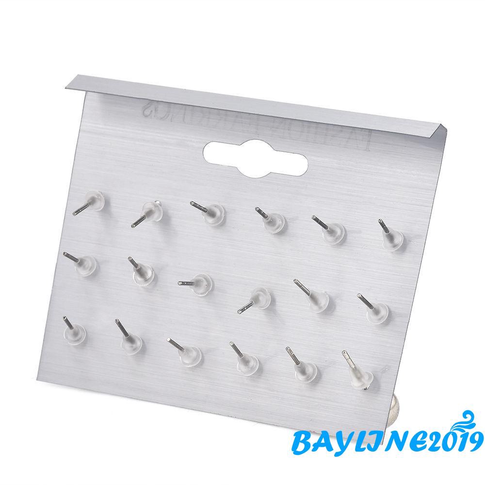 Set 9 đôi khuyên tai đính đá và ngọc trai thời trang thanh lịch dành cho nữ