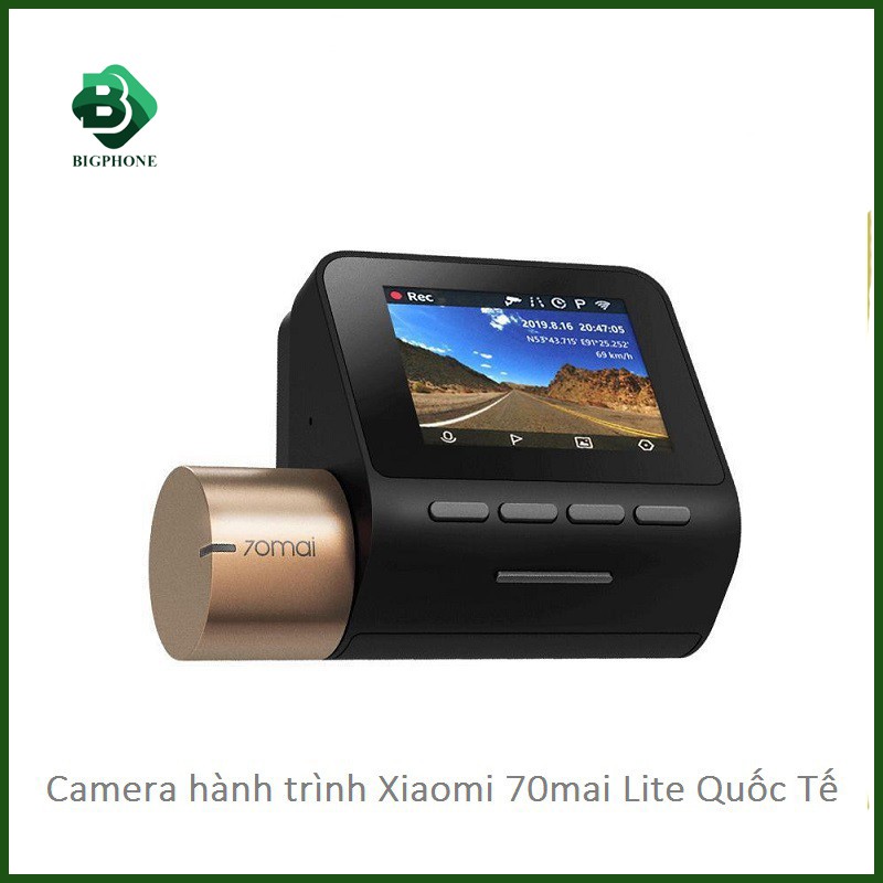 [Mã ELMS5 giảm 7% đơn 300K] Camera hành trình Xiaomi 70mai Pro Lite Midrive D08 - Phiên Bản Quốc Tế (Bảo Hành 12 Tháng )