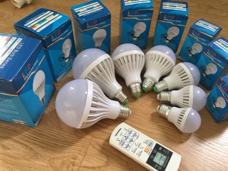 Đèn Led tròn siêu tiết kiệm điện, (Ánh sáng trắng/vàng, 3w-5w-7w-9w-12w-15w-18w)