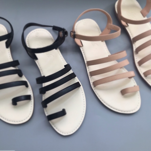 Giày sandal tigish 3 quai ngang xỏ ngón