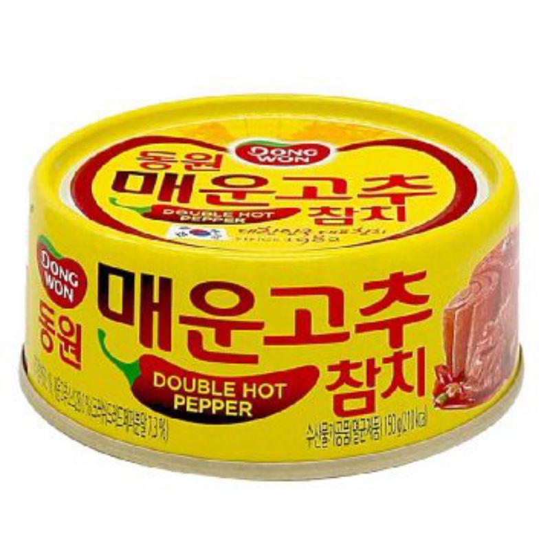 Cá Ngừ Đóng Hộp Dongwon Vị Ớt Cay Gấp Đôi Hộp 150g - 8801047119449