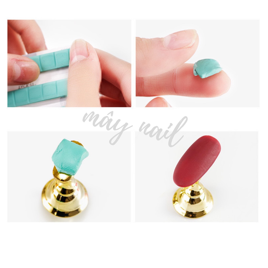 Đế gắn móng giả , chân đế nam châm gắn móng mẫu tập vẽ