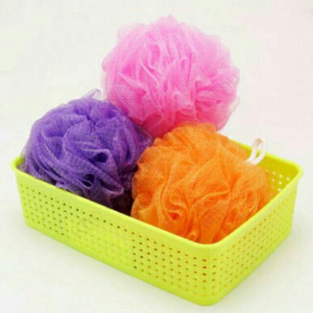 Bông tắm lưới dài,lưới tròn