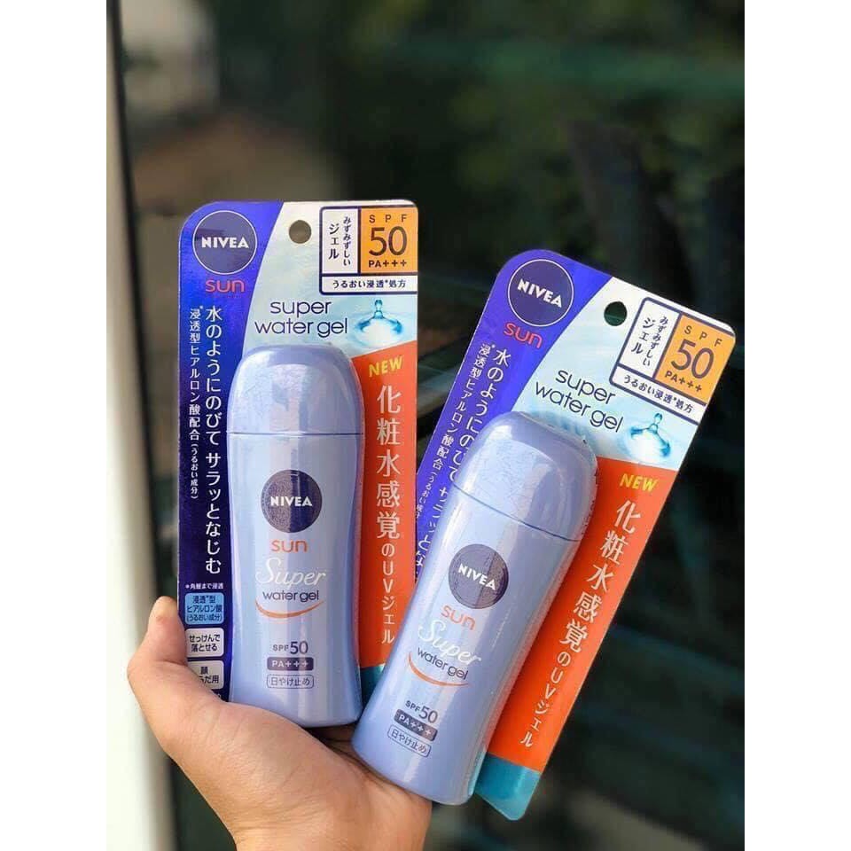 Kem chống nắng Nivea Sun Super Water Gel SPF50 PA+++ 80g nhật bản