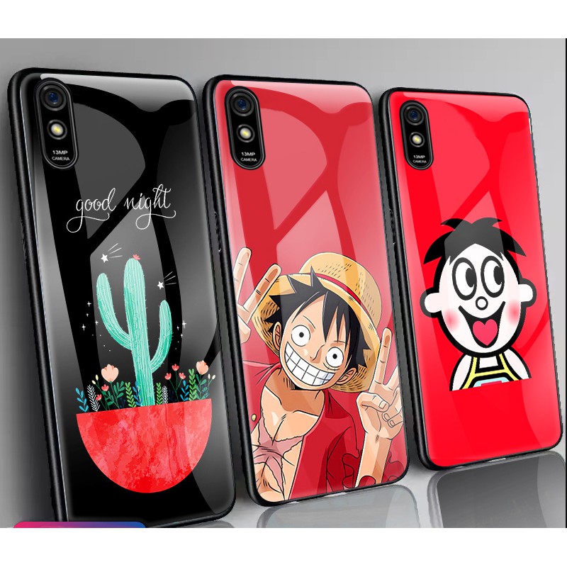 Ốp Xiaomi Redmi 9A mặt kính gương bóng