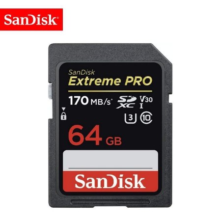 Thẻ Nhớ Sandisk Extreme Pro Sdhc / Sdxc Uhs-i Sd Card 64gb Lên Đến 170mbps