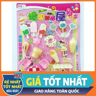 BÁN CHẠY ĐỒ CHƠI ĐỒ HÀNG - VỈ XE BÁN KEM DI ĐỘNG (M92593) Thế Giới Đồ Chơi