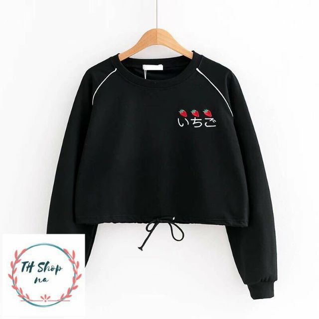 Áo croptop tay dài