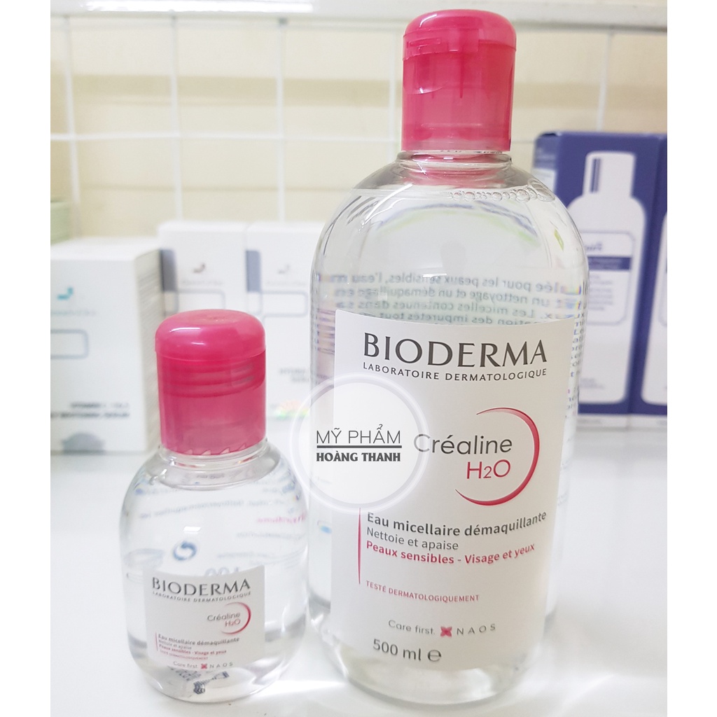 Nước Tẩy Trang Bioderma H20 Dành Cho Các Loại Da 100/500ml