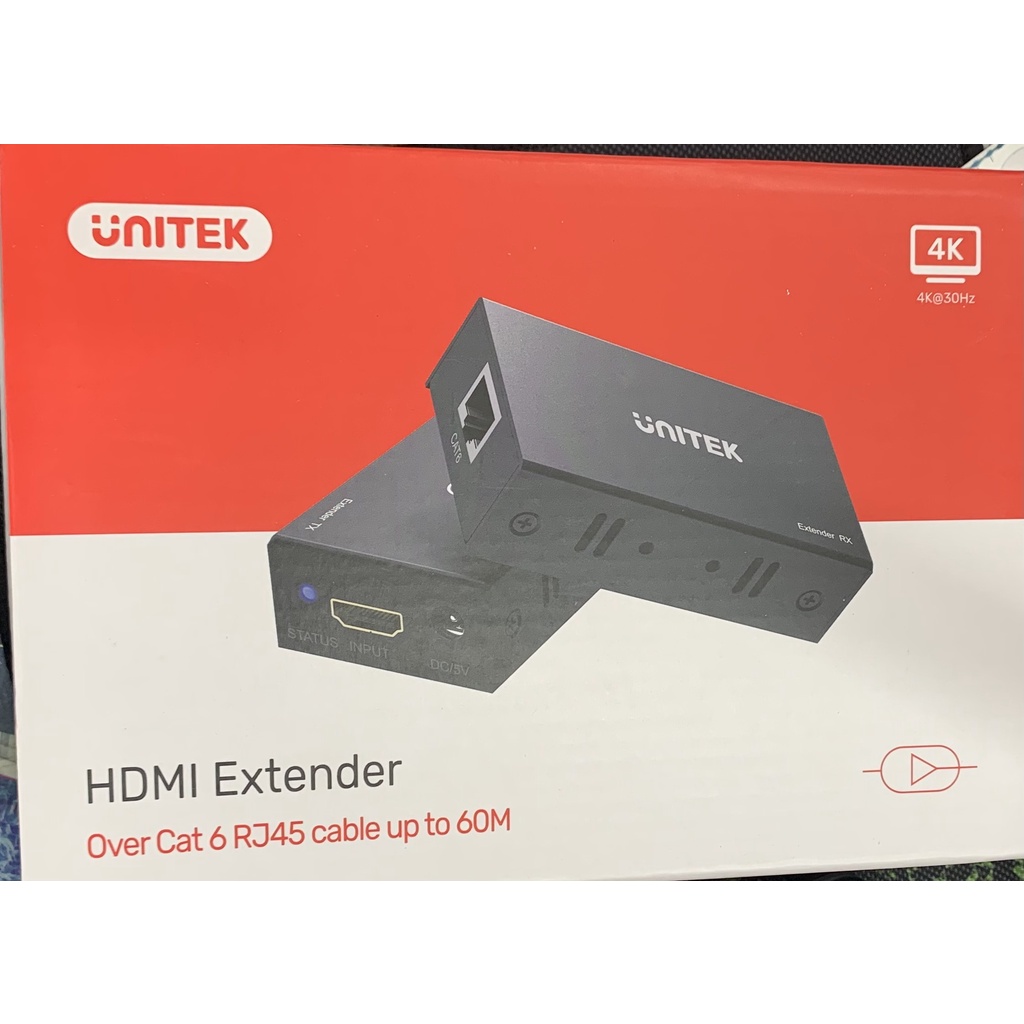 Bộ nối dài HDMI sang LAN 60M Unitek V100A Cao cấp