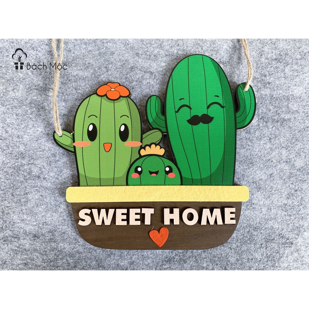 Bảng gỗ decor Gia đình