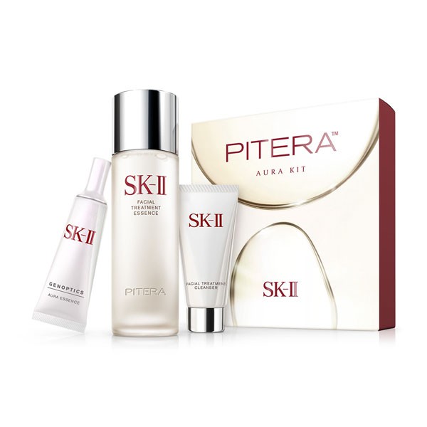 SKII SET MINI DƯỠNG TRẮNG DA - SET AURA KIT - NƯỚC THẦN 75ML - TINH CHẤT AURA 10ML - SỮA RỬA MẶT 20G