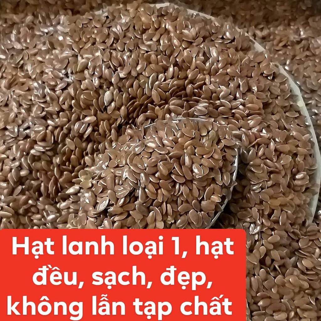 Hạt lanh sạch, nhập khẩu Canada gói 500g