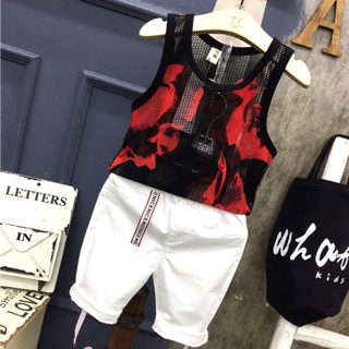 Set ao ba lỗ ,quần jean