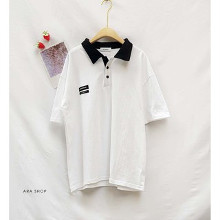 Áo Polo Unisex Dáng Siêu rộng ( Hàng Quảng Châu )