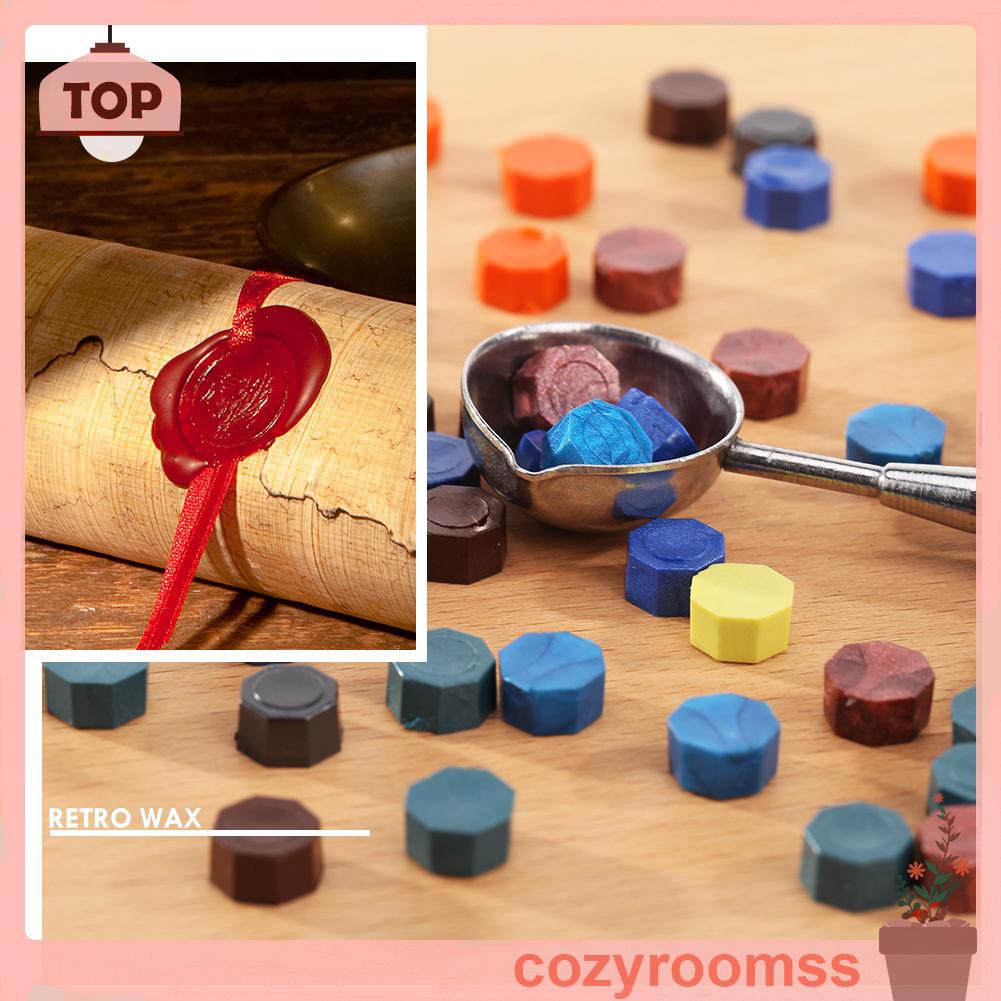 Sáp 100pcs Vintage Wax Seal Stamp Tablet Pill Beads for Envelope Sealing Wax