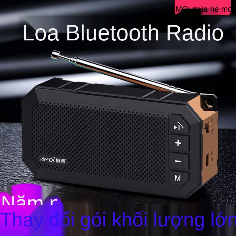 Đài không dây Amoi K1, loa bluetooth, sub siêu khủng, máy đánh bài cũ