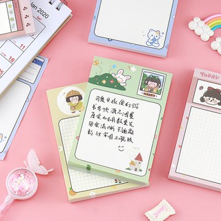 Set 80 tờ giấy note cô gái dễ thương