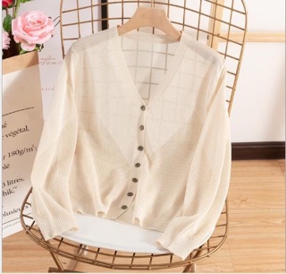 BK* ÁO CARDIGAN MONTERGI LƯỚI (4 MÀU)