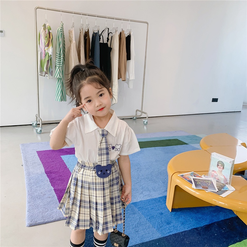 Set Đồng Phục Học Sinh Đáng Yêu Cho Bé Gái