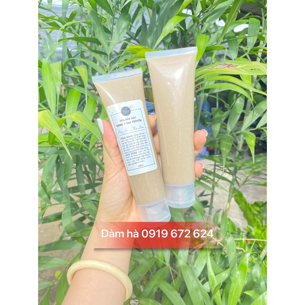 Sữa rửa mặt Đông Y nicos Gia Truyền tuýp 100ml sẵn hàng