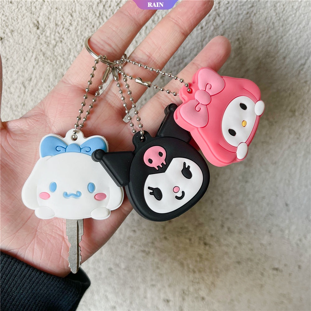 SANRIO 1 Vỏ Silicon Mềm Hình Cinnamoroll My Melody Kuromi Hello Kitty Bảo Vệ Chìa Khóa