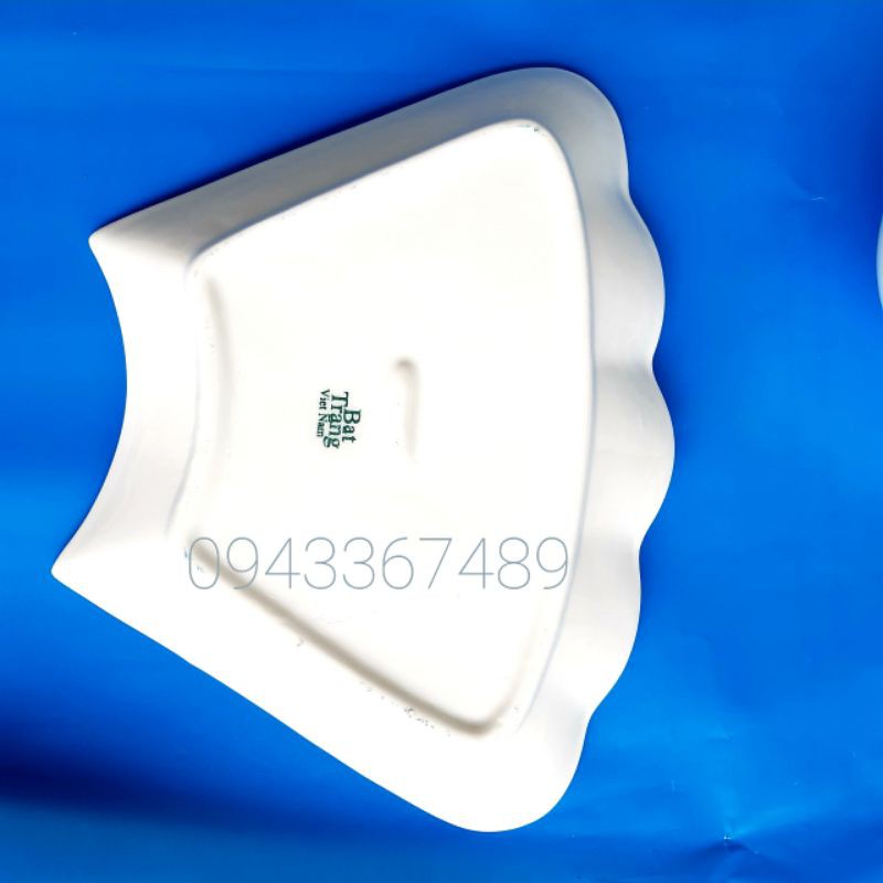 Trọn bộ bát đĩa hoa mặt trời sứ Bát Tràng vẽ vàng, ĐK 55cm