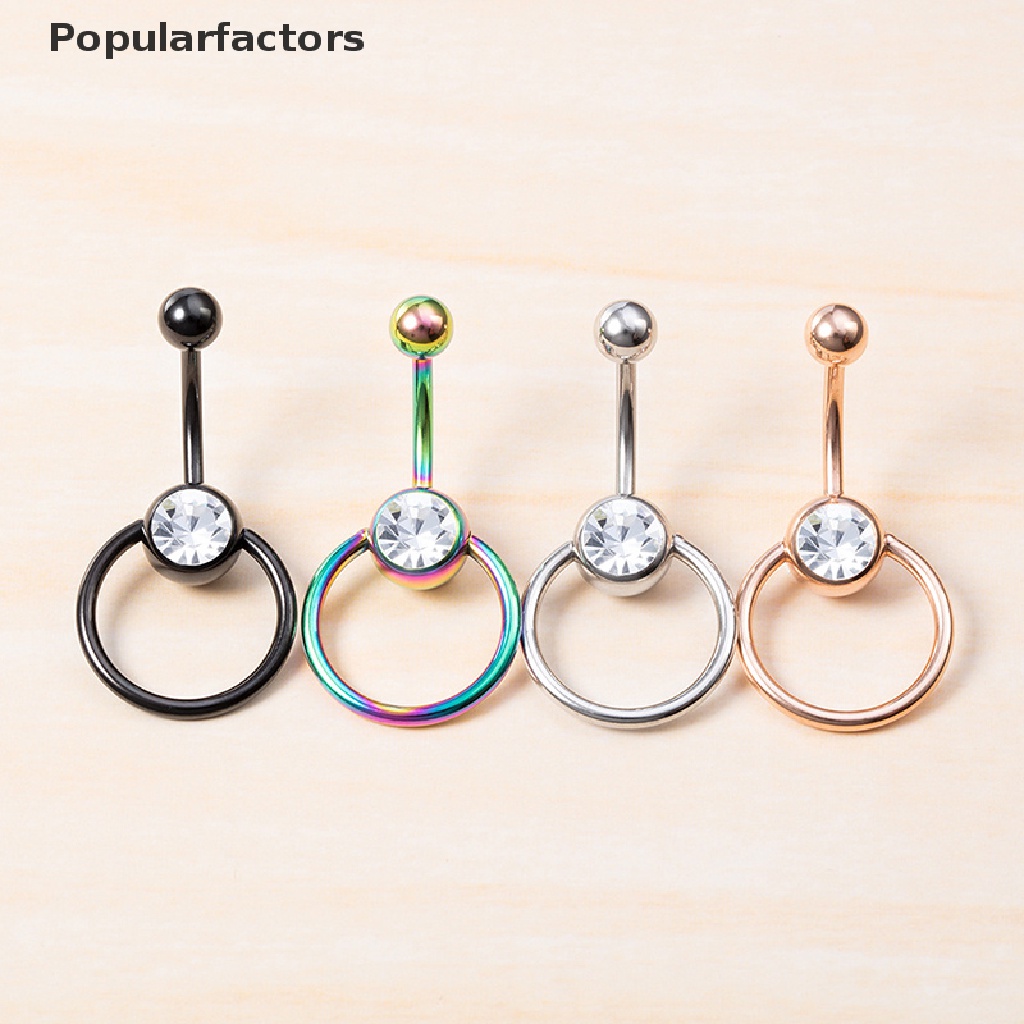 [Phổ Biến] Khuyên Rốn Helix Bằng Thép Không Gỉ Đính Pha Lê