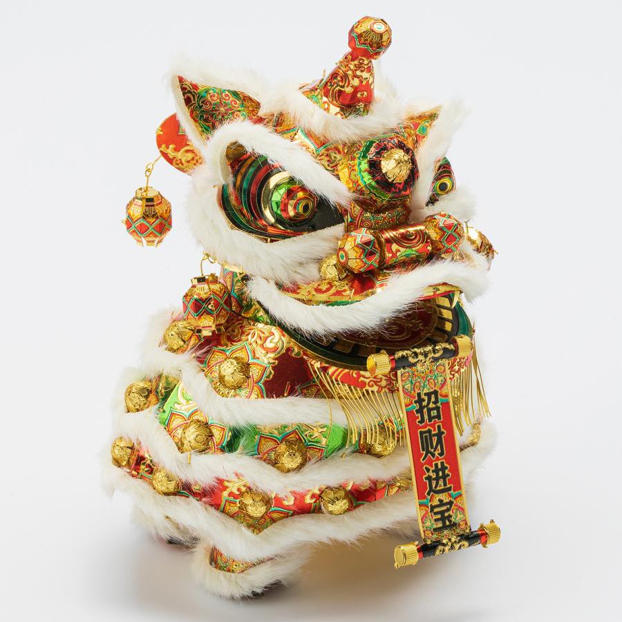 Đồ Chơi Lắp Ráp Mô Hình 3D Bằng Kim Loại Piececool Con Lân Phát Tài