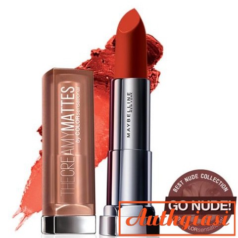 Son thỏi Maybelline The Creamy / Powder Mattes màu 09, 11, 15 siêu lì lên màu đẹp