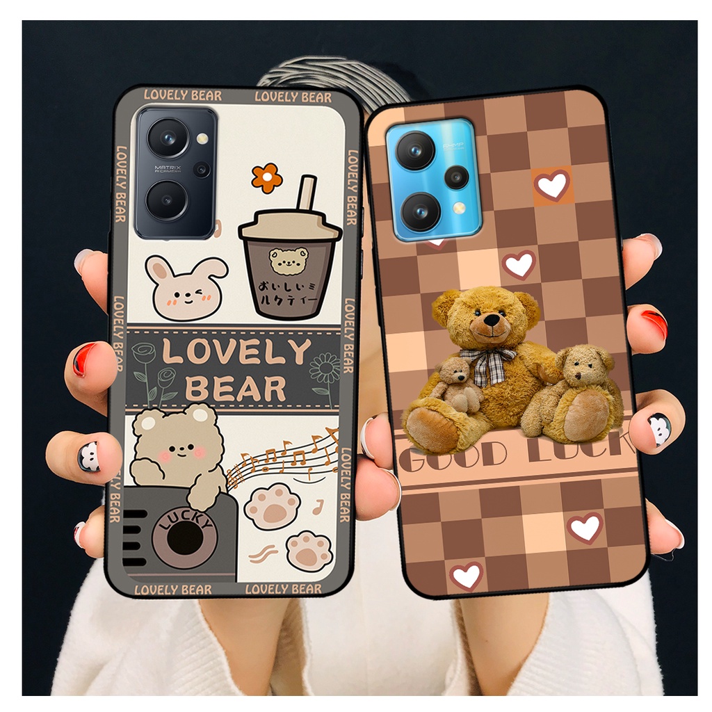 Ốp lưng Realme 9 4G - Realme 9i - Realme 9 Pro in hình gấu bear dễ thương, bền đẹp