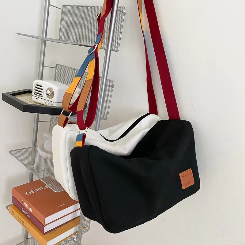 Túi Xách Canvas Sức Chứa Lớn Thiết Kế Đơn Giản Thời Trang Cho Nữ