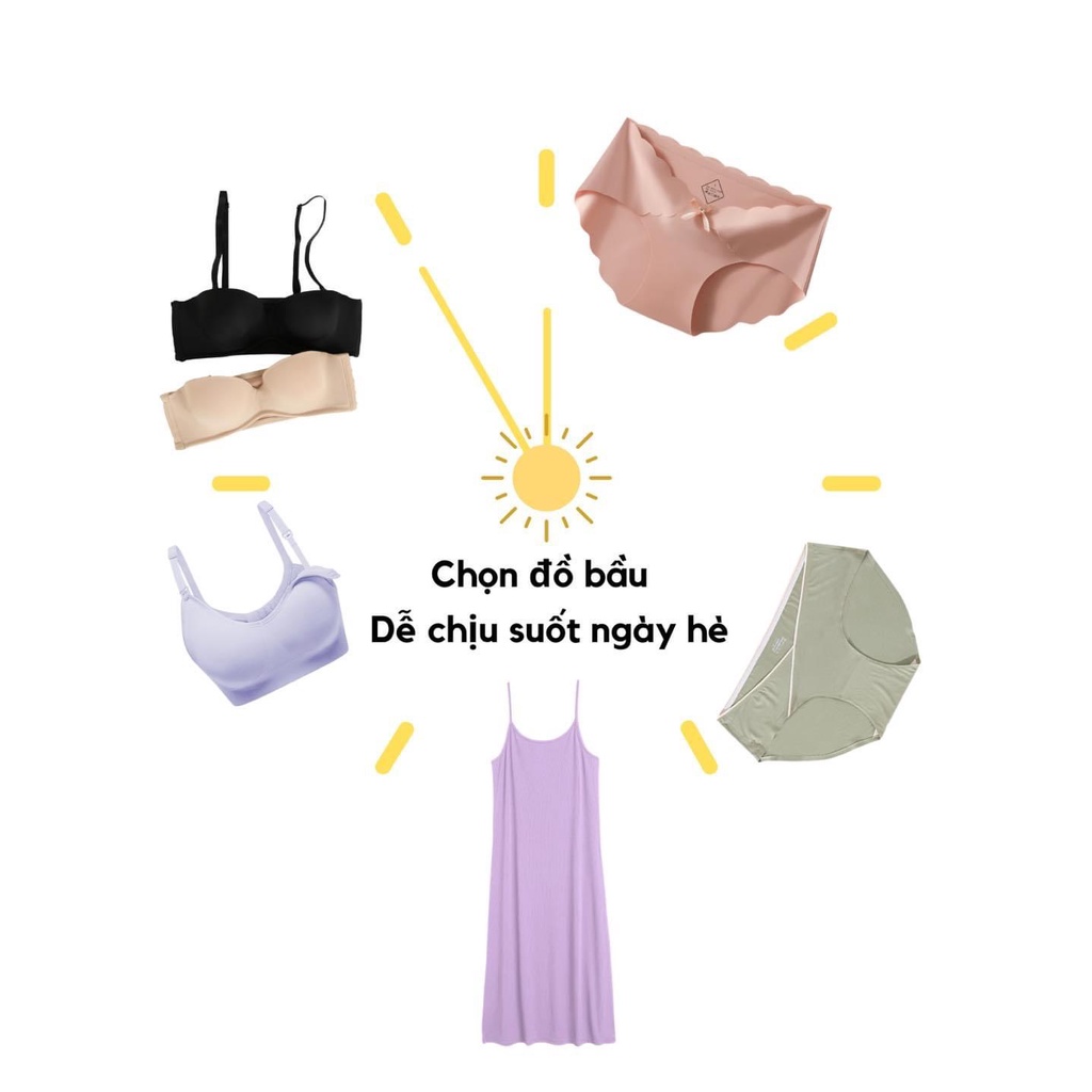 Quần lót bầu và sau sinh HL1506 cạp chéo in hình cute dễ thương FREESIZE 45-60KG