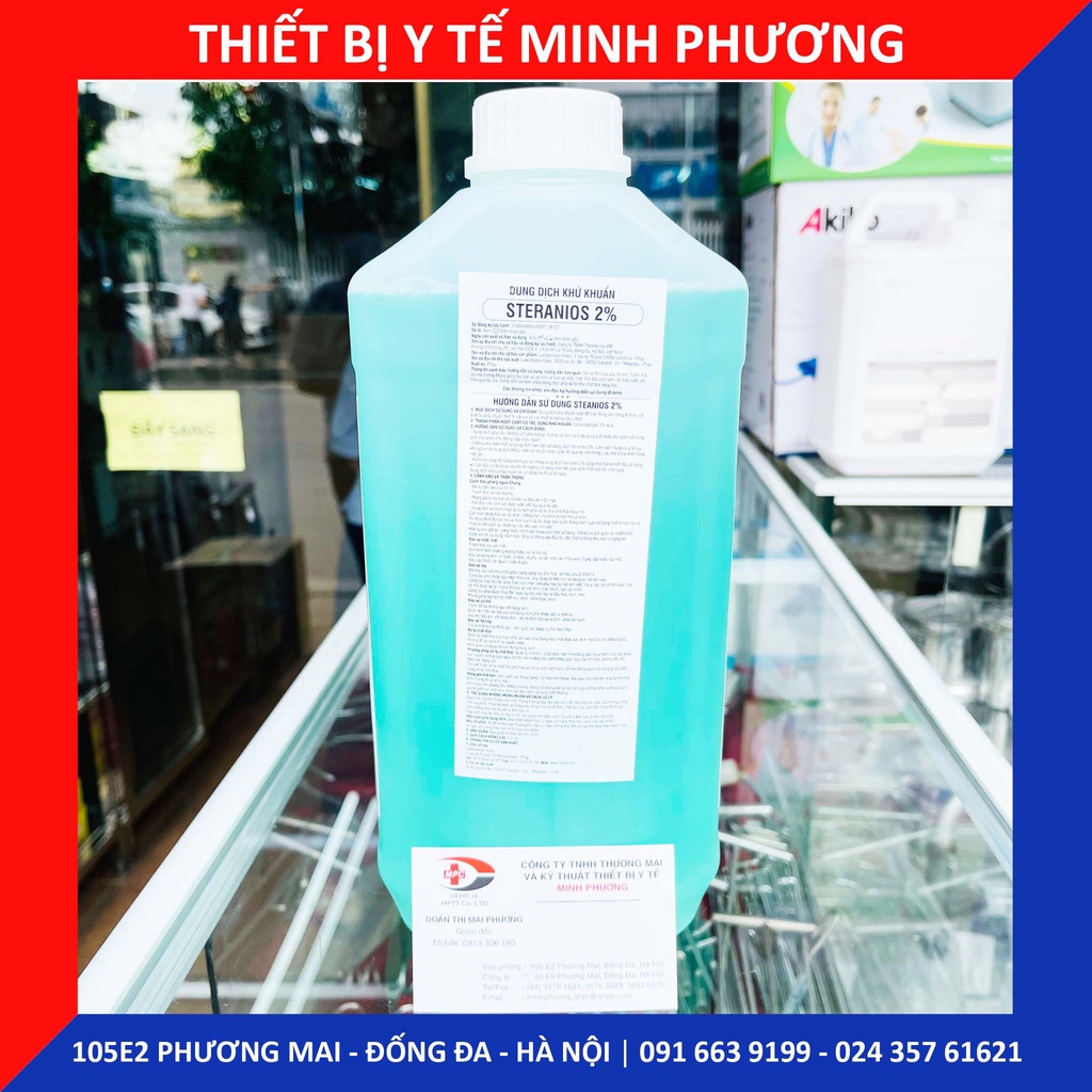 Dung dịch ngâm rửa dụng cụ Steranios 2%