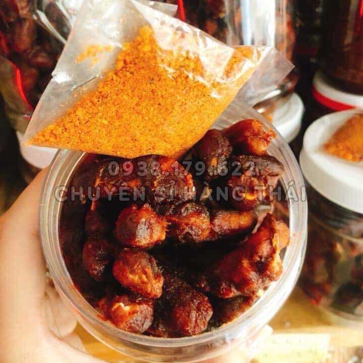 【YÊU THÍCH】Me Lào Chấm Muối Ớt (Muối Tôm) Hủ 500g - Date Mới