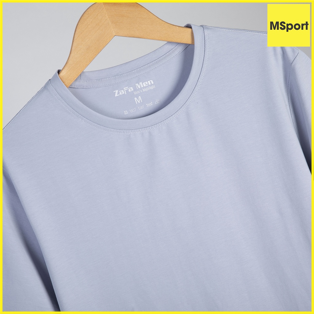 Áo Thun Trơn Nam Cổ Tròn Chất Vải Cotton 100 Mềm Mịn Thấm Hút Mồ Hôi Cực Tốt Màu Khoai Môn