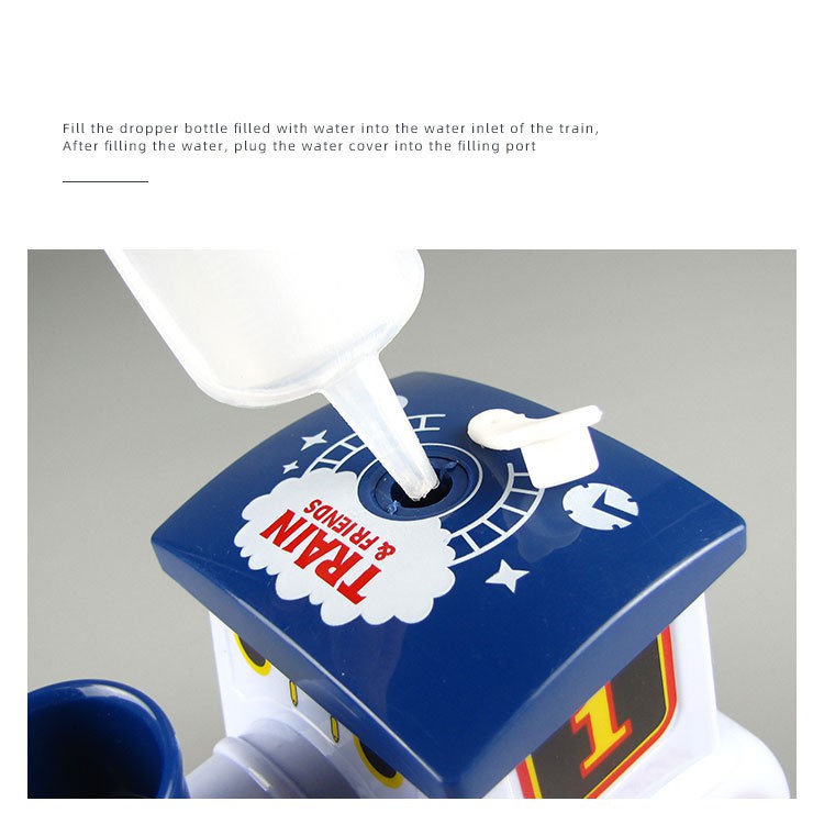 Đồ chơi tàu điện hơi nước nhảy múa nghiêng 45 độ mới nhất 2021 (tặng kèm pin)