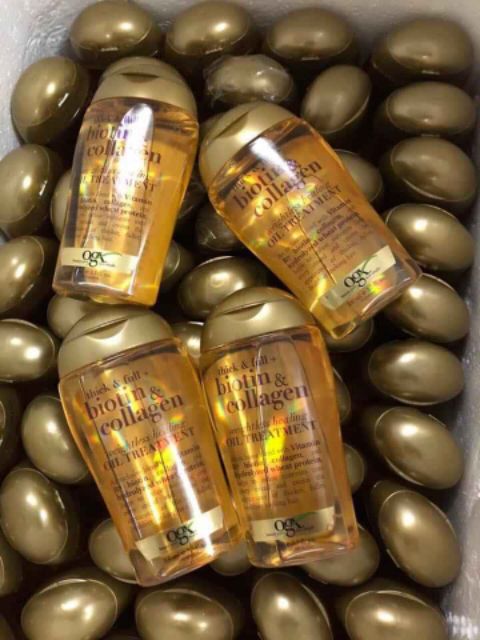 Dưỡng tóc OGX Biotin & Collagen Weightless Healing oil 100ml | BigBuy360 - bigbuy360.vn