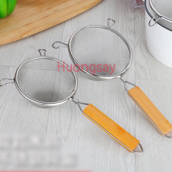 Rây lọc cháo inox cho bé ăn dặm 1 lớp đường kính 12cm, 14cm
