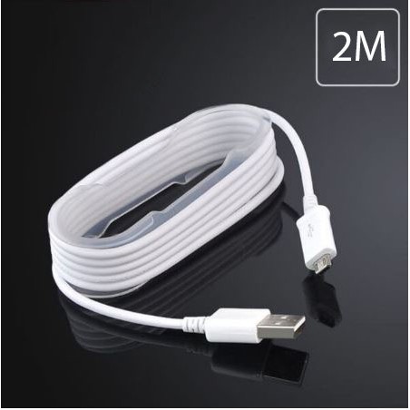 [Miễn Phí Vận Chuyển 50K] Cáp Sạc điện thoại cổng Micro USB dài 2m - Bảo hành 6 tháng