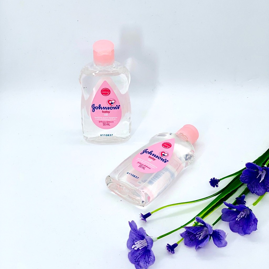 Dầu Massage Và Dưỡng Ẩm Cho Bé Johnson's Baby Oil 50ml - Minpharmacy