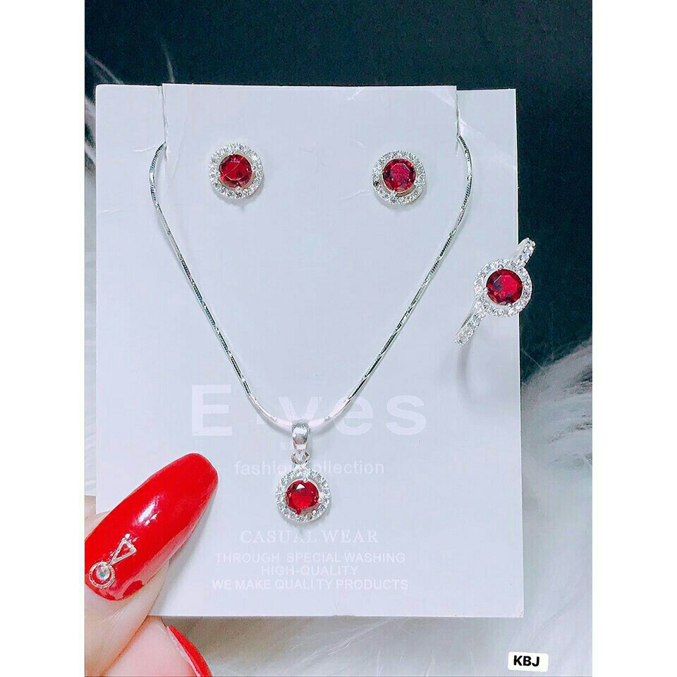 BỘ TRANG SỨC ĐÁ TRÒN - HOT 2019