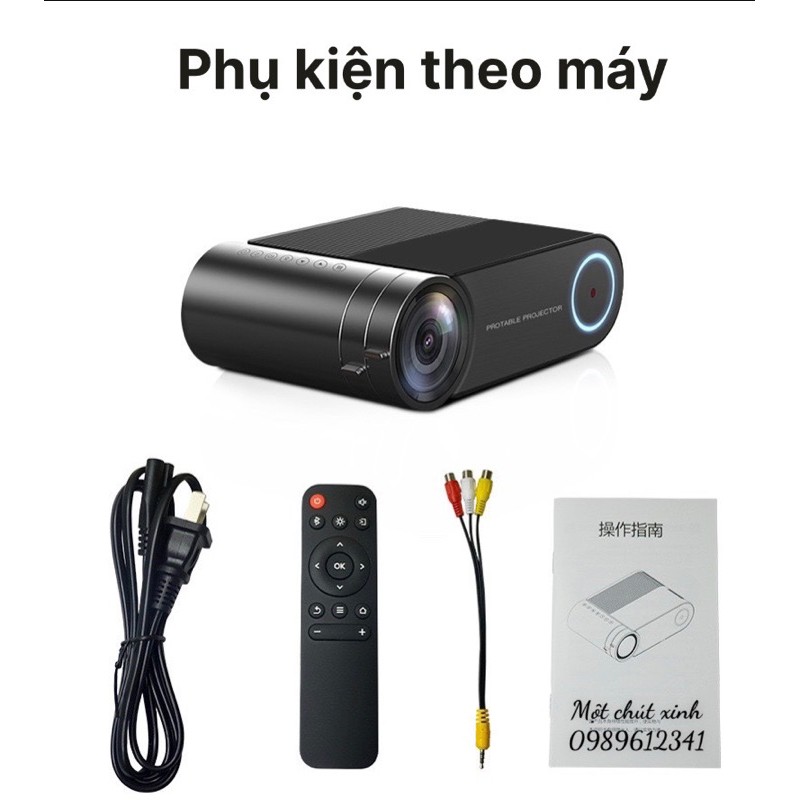 ❌Sẵn-bản kết nối không dây❌Máy chiếu mini YG550 PLUS bản cao cấp kết nối không dây 1280*700 chính hãng Lejiada