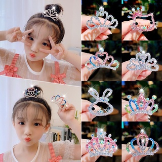 Cài tóc vương miện đính hạt lấp lánh cho bé