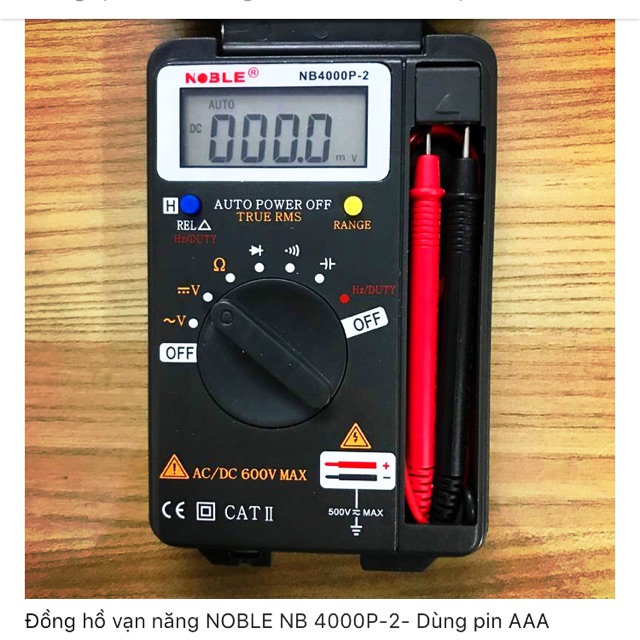 Đồng hồ đo điện tử NOBLE -NB4000-P2