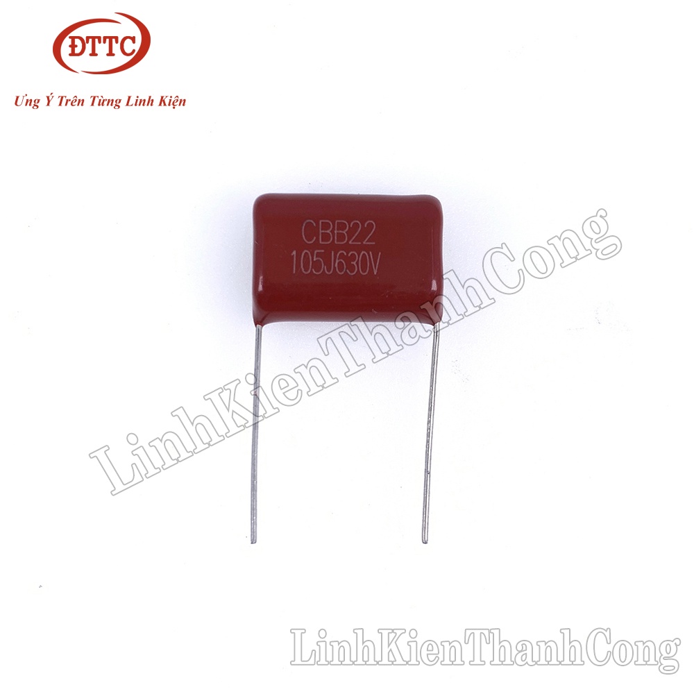 Tụ CBB 105J 1uF 630V P=20mm