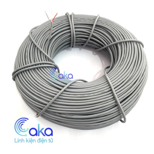 Dây chống nhiễu âm thanh 2 lõi 1 mass 28AWG (1 MÉT )