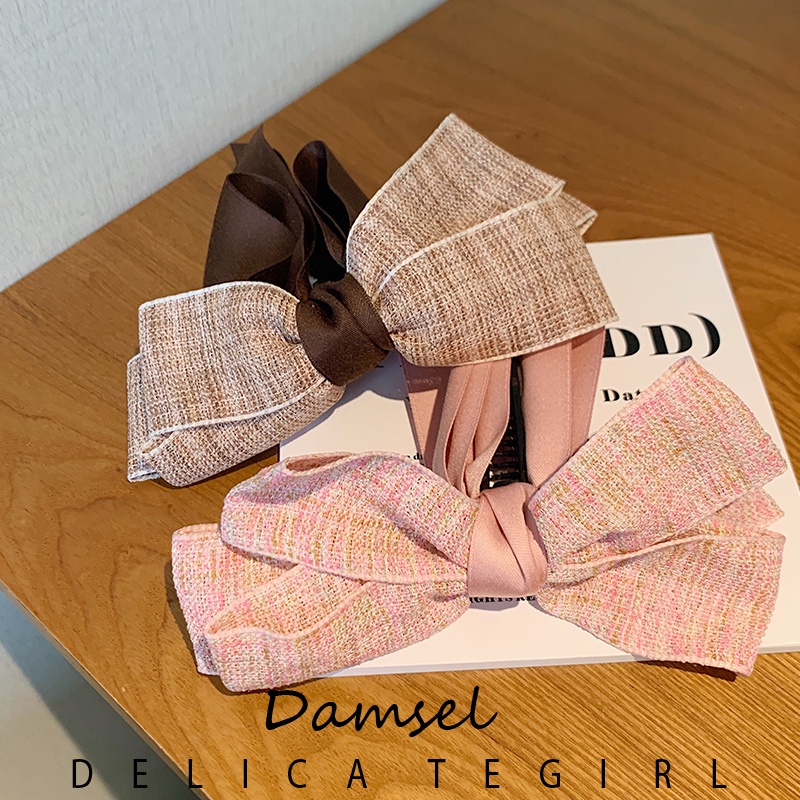 Dây Cột Tóc Nơ Lưng Cỡ Lớn Kiểu Hàn Quốc Dễ Thương