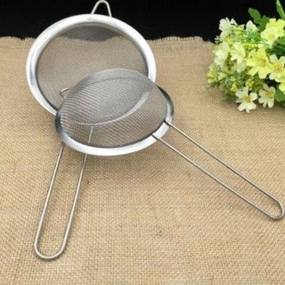 Rây lọc hạt chanh, cặn bã , chao hớt bọt, lọc cua 8 *20cm